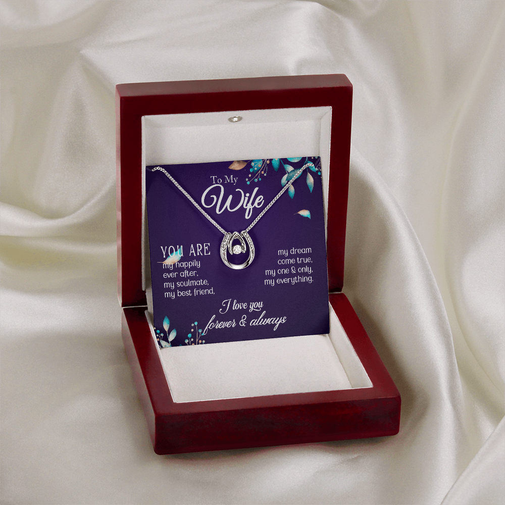 To My Wife I Love You Forever Necklace