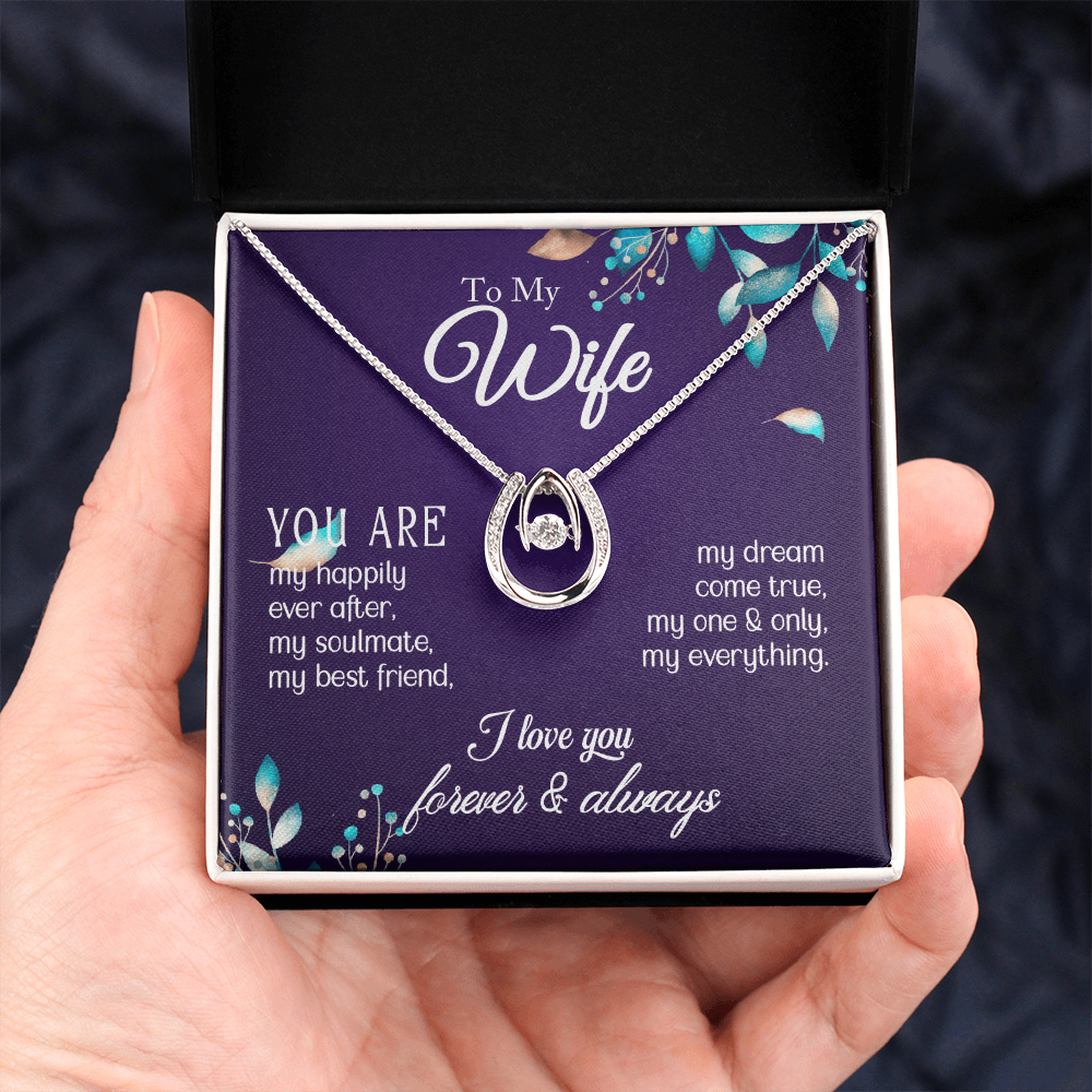 To My Wife I Love You Forever Necklace