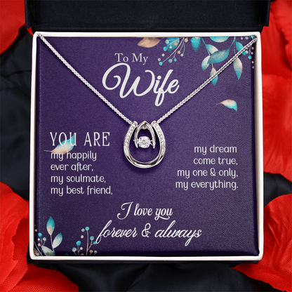To My Wife I Love You Forever Necklace
