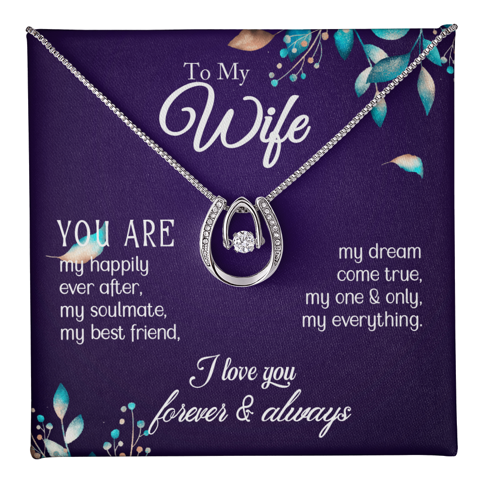 To My Wife I Love You Forever Necklace