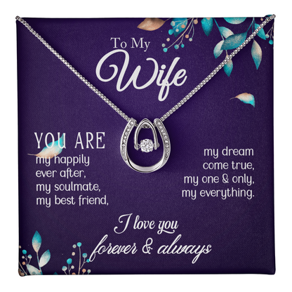 To My Wife I Love You Forever Necklace