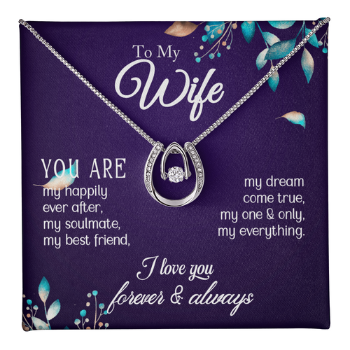 To My Wife I Love You Forever Necklace