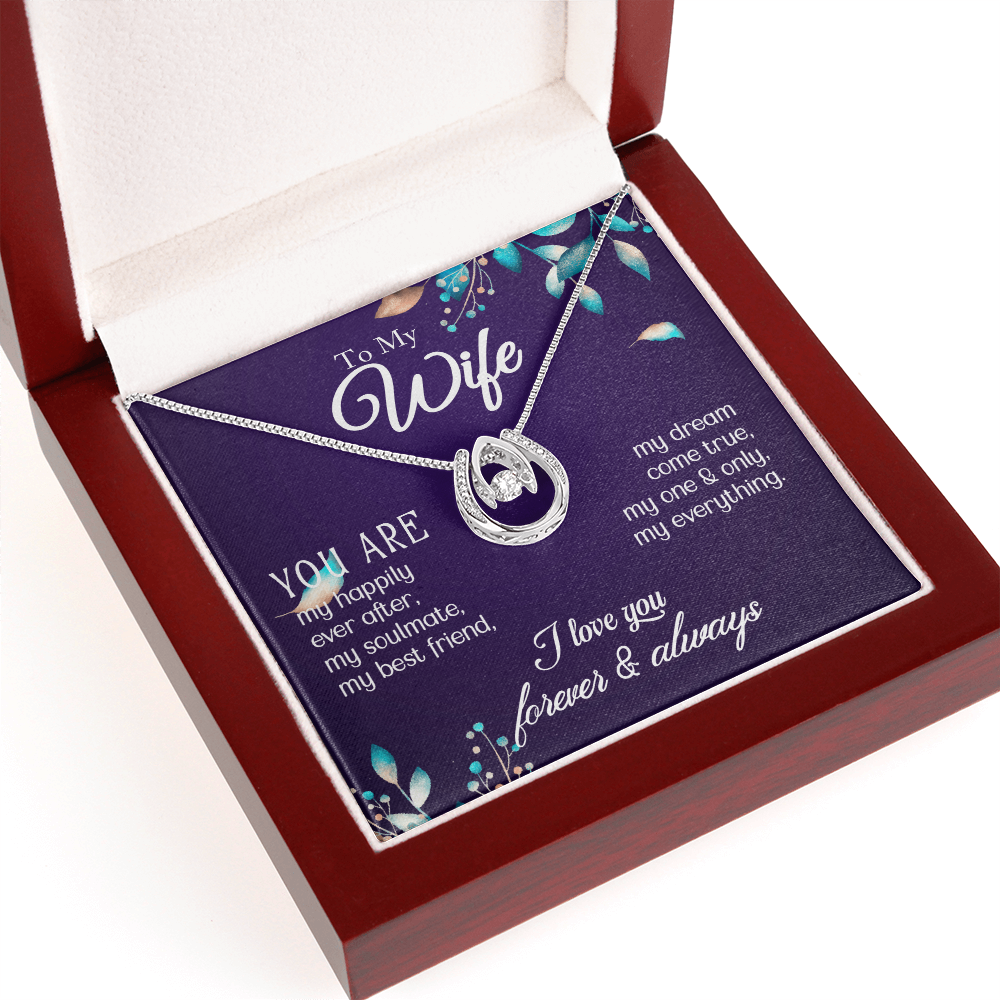 To My Wife I Love You Forever Necklace