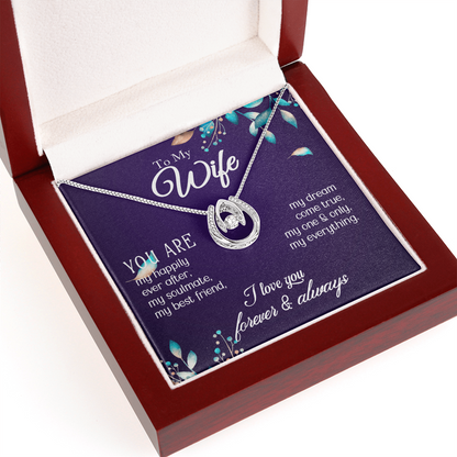 To My Wife I Love You Forever Necklace